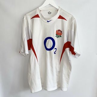 England National Football Tean Rugby Vintage Shirt Jersey Nike