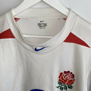 ENGLAND NATIONAL FOOTBALL TEAN RUGBY VINTAGE SHIRT JERSEY NIKE 3