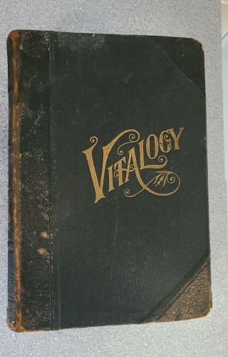 Antique Vitalogy Book - Encyclopedia Of Health And Home - 1919 Print Date
