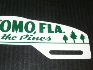 Lake Como Florida Among The Pines VINTAGE Automobile License Plate Topper Sign 3