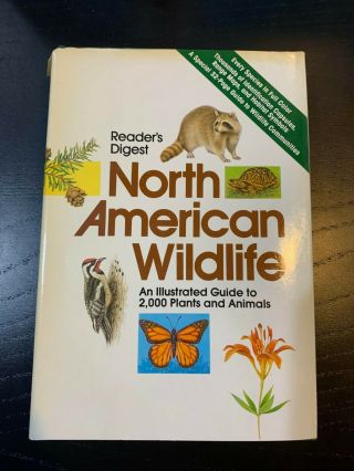 Vintage 1982 Readers Digest North American Wildlife Euc Color Illustrations