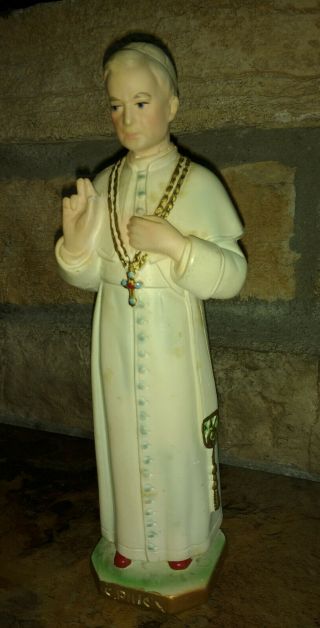 Saint Pope Pius X Antique Statue Christian 9 