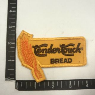 Vtg Tender Touch Bread Bakery Advertising Patch 99h