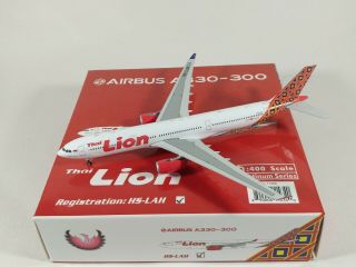 Thai Lion Air Airbus A330 - 300 Hs - Lah Metal Aircraft Model 1:400 Scale Phoenix