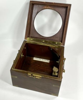 Inner Box For Hamilton Model 21 Marine Chronometer