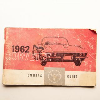 Vintage 1962 Corvette Owners Guide Second Edition.