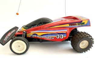 Radio Shack Turbo Aero Buggy Vintage Red Rc Car.  Car Only 1:16 Scale