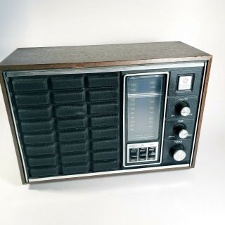 Vintage Retro Ge General Electric Am/fm/afc Radio Model No.  7 - 4150a