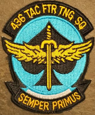 436th Tfs Us Air Force Patch Tactical Fighter Training Squadron Pilot Crew Vtg