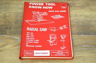 1979 Vintage Sears Craftsman Radial Saw Power Tool Know How Wood Tools