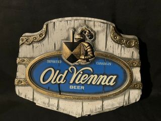 Vintage Old Vienna Beer Sign Old Vienna Bar Sign Imported Canadian Beer