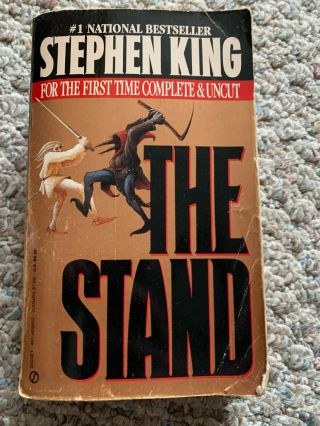 Vintage The Stand Complete Uncut Stephen King Paperback 1st Signet Edition