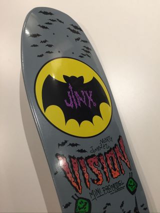 Vision Jinx 80’s Old School 1987 Marty Jimenez Reissue Skateboard Mini 9.  5 Pro