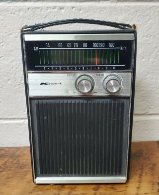 Vintage Kmart S.  S Kresge Company Portable Transistor Radio Model 31 - 14 Am
