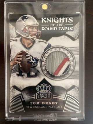 2014 Panini Crown Royale Tom Brady Knights Of The Round Table 43/50 Kr - Tb