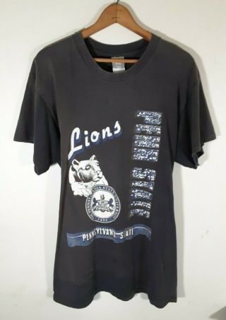 Vintage Nike Penn State Nittany Lions Psu Football Tee Shirt Men Sz Xl 80s 90s