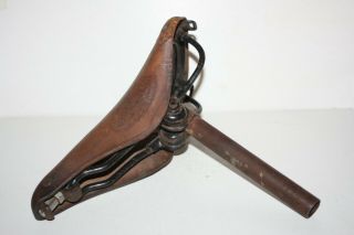 Vintage Collectable - " Brooks - B15 - Champion Standard " Leather Bicycle Saddle