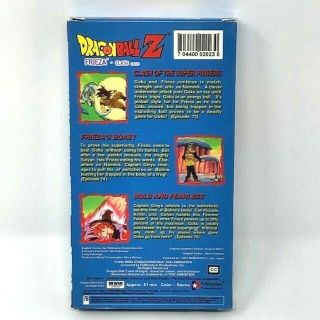 Dragonball Z Clash Uncut VHS Frieza Saga DBZ Anime Toriyama Funimation Vtg 3