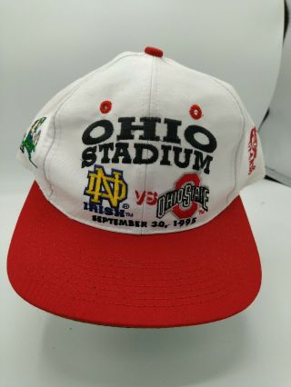 Ohio State Buckeyes Vs Notre Dame Irish 1995 Ncaa Championship Hat Vtg