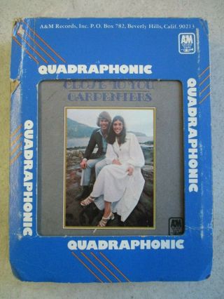 Vintage Carpenters Close To You Quadraphonic 8 - Track Tape W/ Case