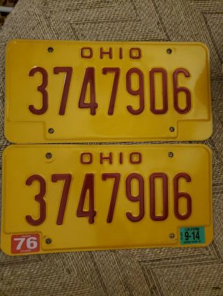 Ohio Dui 420 Party Party Auto License Plate 2014 76 Stark