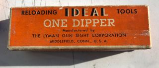Vintage Lyman Ideal Lead Dipper,  Box Pour Bullet Reload