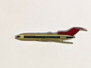 Vintage Northwest Orient Airlines Boeing 727 Plane Pin Brooch Tie Tack