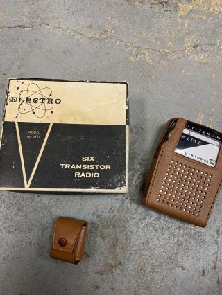 Electro Model Tre - 600 Six Transistor Radio Vintage
