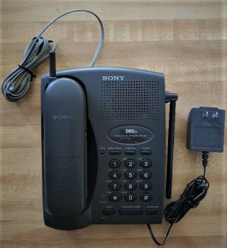 Vintage Sony Digital 900mhz Cordless Phone Model Spp - 933