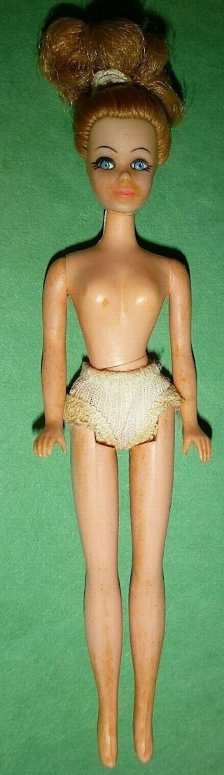 Vintage Topper Dawn Doll Model Agency Denise Blue Eyes Girl Friend Old Toy