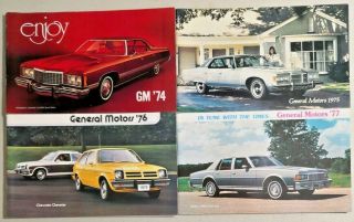 Vintage 1974 - 1977 Gm Dealer Sales Brochure - - 3556