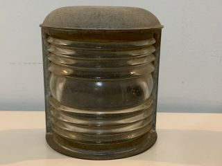 Antique Perko Nautical Marine Port Clear Glass Lantern
