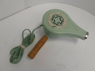 Vintage Handy Hannah Green Hair Dryer Without Stand Cat No.  895