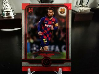 Lionel Messi Uefa Topps Champions League Museum Ruby Card/25 Flawless Barcelona