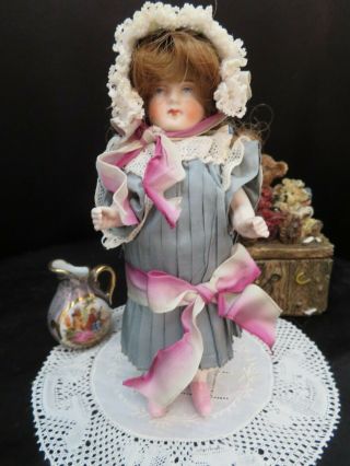 Lovely 6 " Antique German All Bisque Doll 276/6 Germany