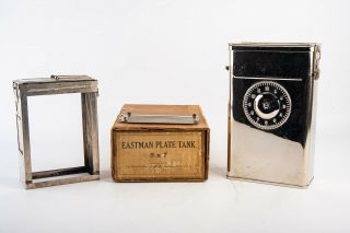 Antique Eastman Kodak 5x7 Plate Developing Tank Complete V12