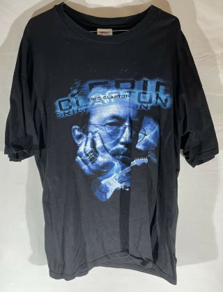 Eric Clapton 1998 World Tour Concert T - Shirt Vintage Authentic Rock Size Xl Rare