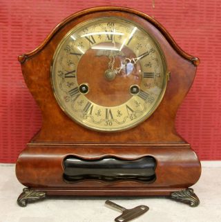 Old Mantel Clock Dutch Bracket Clock John Warmink Wuba 8 Day