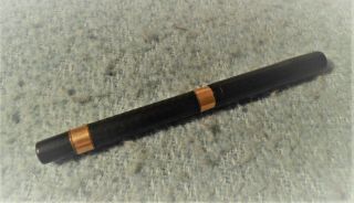Antique Waterman Ideal 13 Hard Rubber Gold Bands Fountain Pen Eye Dropper Nib 3