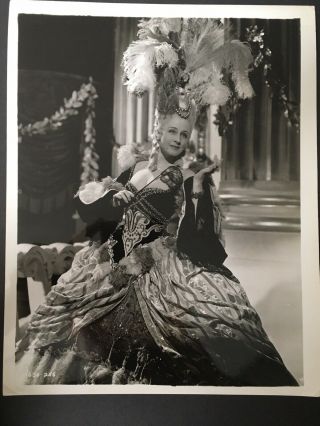 Vintage Norma Shearer Marie Antoinette 1938 8x10 Mgm Photo Costume Glamour