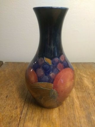 Antique Moorcroft Pomegranate Pottery Vase