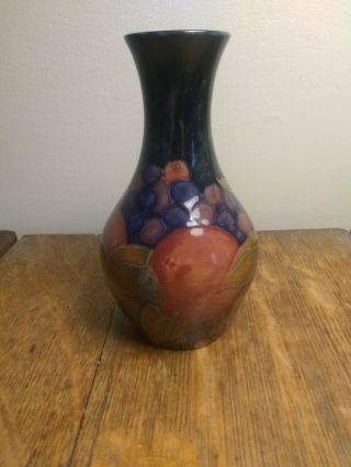Antique Moorcroft Pomegranate Pottery Vase 2