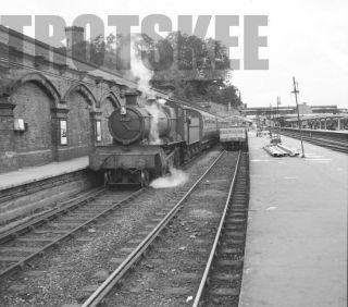 Large Negative Br British Railways Steam Loco 7820 Dinmore Manor Shrewsbury 1964