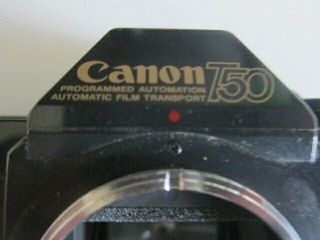 Vintage Canon T50 Automatic 35mm Film Camera Body with Strap 3
