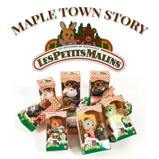 Les Petits Malins - Maple Town Story - En Boite Japon Bandai 86/87 Vintage