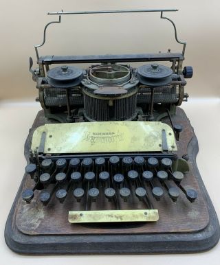 Antique C1890’s Hammond 2 Typewriter With Case,  For Restoration