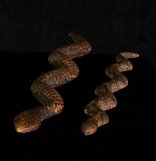 Qty 2 Central Australian Aboriginal Snakes