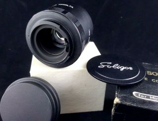 Vintage Soligor Auto Tele Converter Lens 3x For Minolta Automatic 35mm Camera