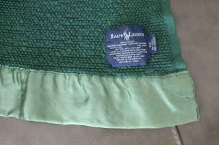 Vintage Ralph Lauren Hunter Thermal Twin Blanket 2