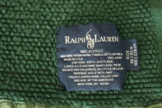 Vintage Ralph Lauren Hunter Thermal Twin Blanket 3